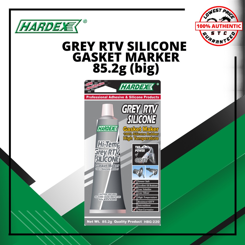 HARDEX BETA big GREY RTV SILICONE GASKET MAKER (85.2G) | Shopee Philippines