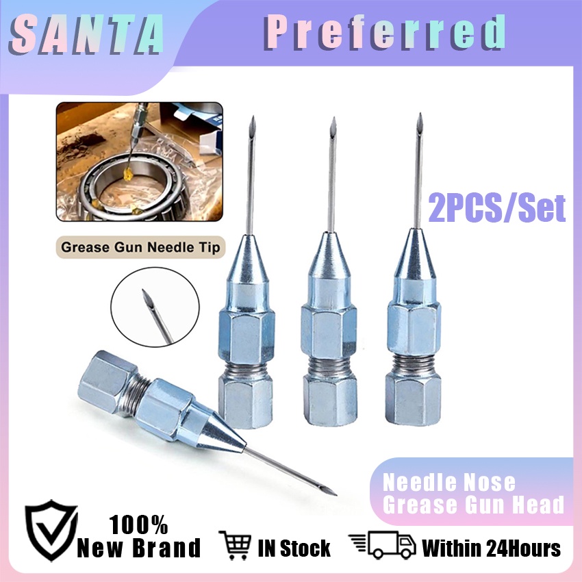 2Pcs 8mm Diameter Needles Nose Grease Tool Head Sealed Bearing