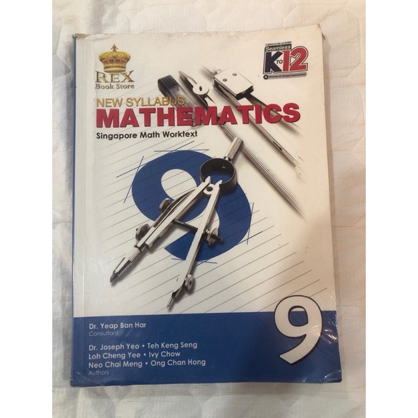 New Syllabus Mathematics 9 & 10 Math School Book Shopee Philippines