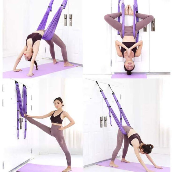 Yoga Rope Pull Stretch Band Hammock Door Mounted Stretch Swing ...