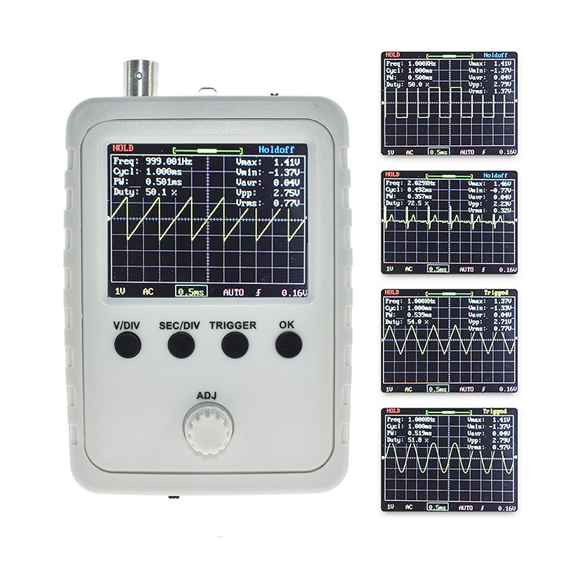 Original JYETech Assembled DSO-SHELL DSO150 Digital Oscilloscope Module 9V