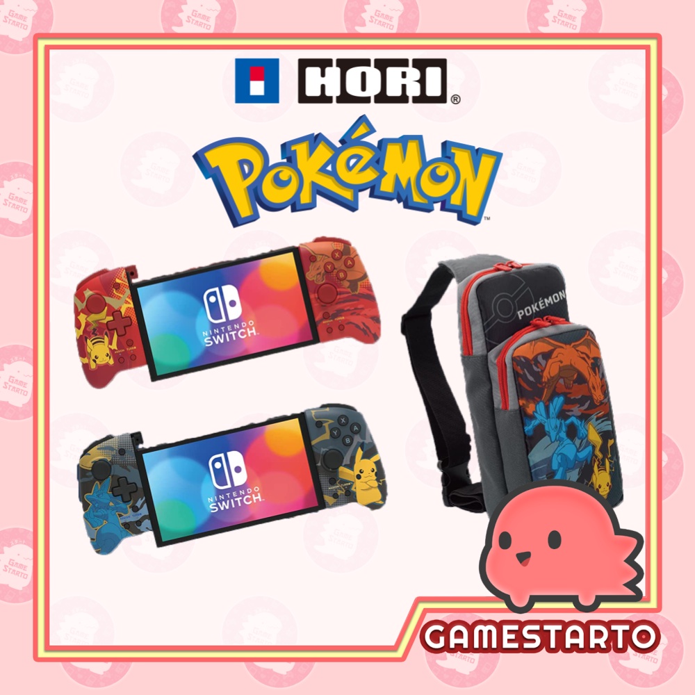 Hori Pokemon Split Pad Compact (Charizard & Lucario Pikachu) / Travel
