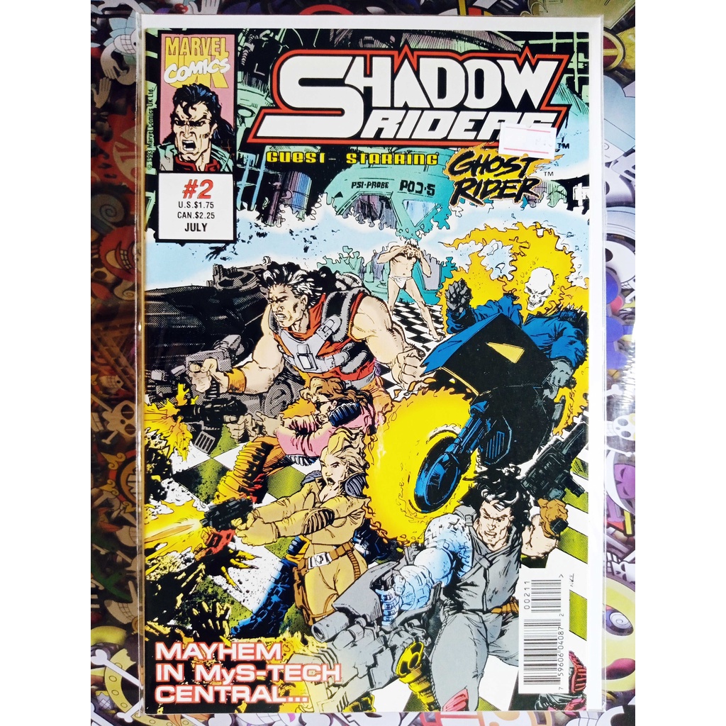 Shadow Riders 2 Marvel Comic Book VF 1993 ft. Ghost Rider | Shopee ...