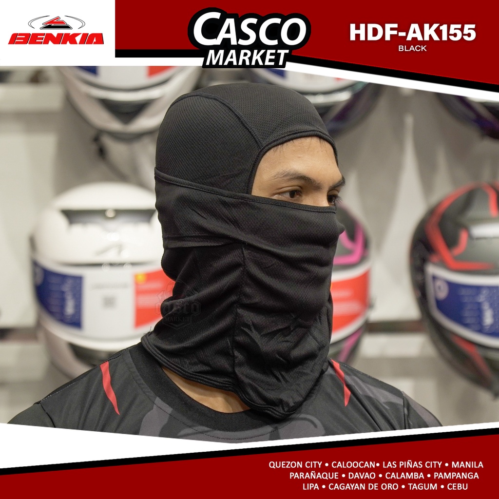 BENKIA HDF-AK155 FULL FACE/ HALF FACE BREATHABLE BONNET MASK UNISEX ...