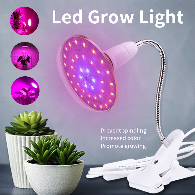 E27 Led Plant Grow Light Bulb Phyto Lamp 220V For Hydro Flower ...