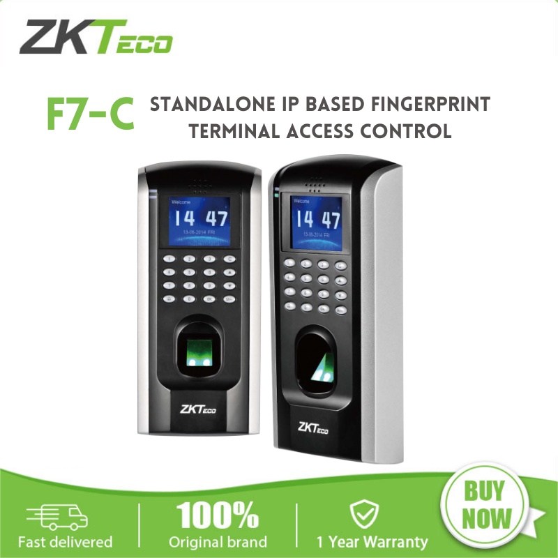 ZKTeco F7C Standalone IP Based Fingerprint Terminal Access Control