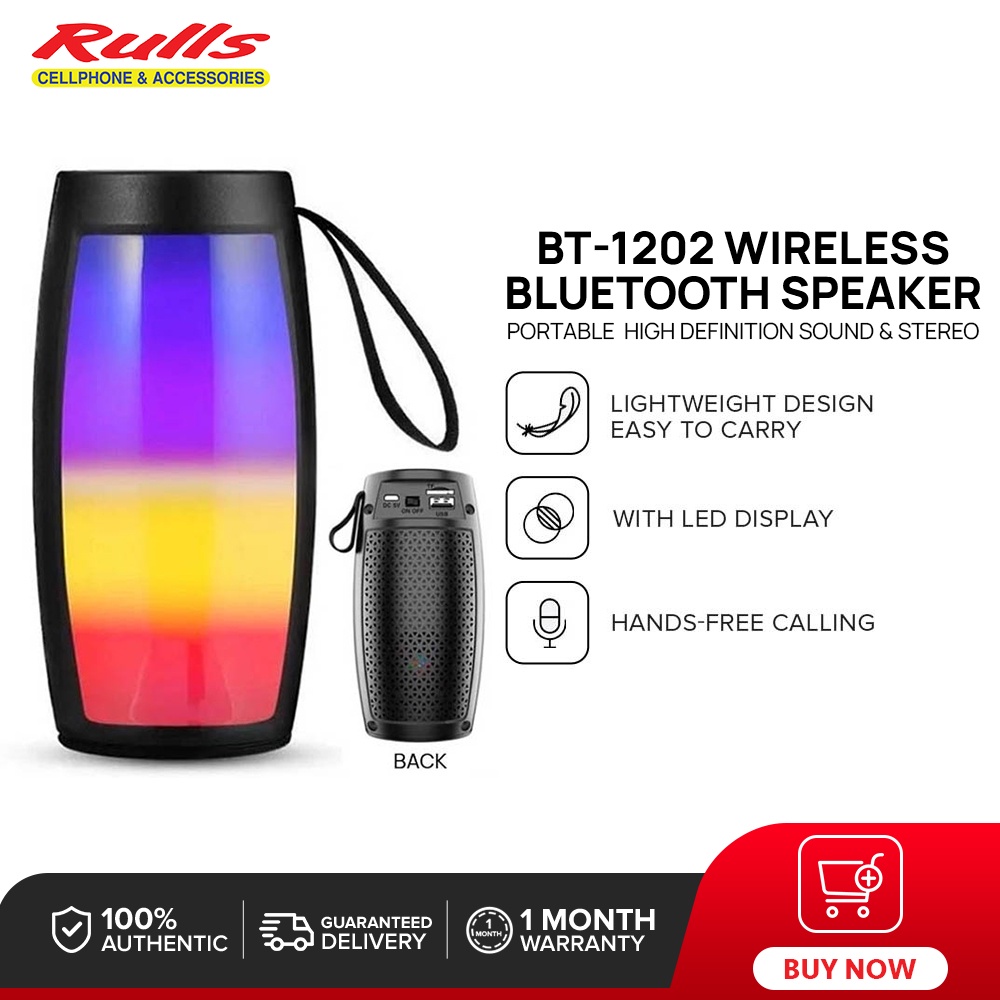 BT1202 Wireless Bluetooth Speaker Bass Stereo Surround Speaker with