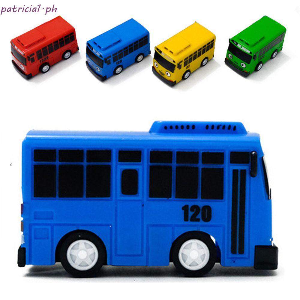 PATRICIA Tayo The Little Bus 4 Wheels Plastic Vehicle Set Toddlers Child Car Bus Model