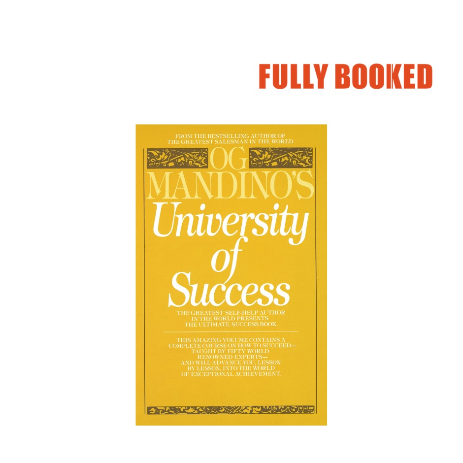 Og Mandino's University of Success (Paperback) by Og Mandino | Shopee ...