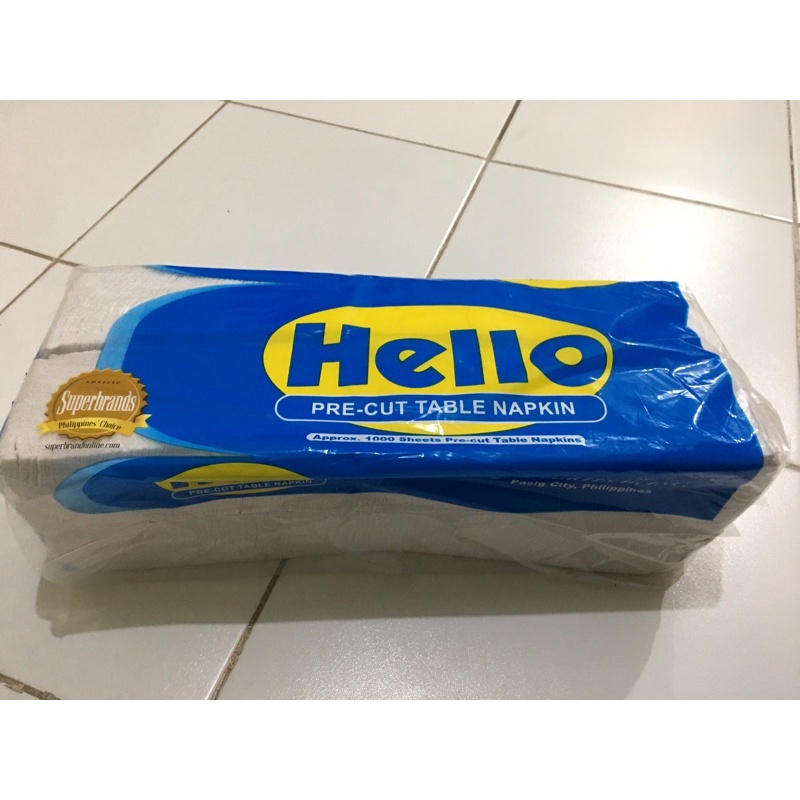 Hello Tissue (1000 sheet) | Shopee Philippines