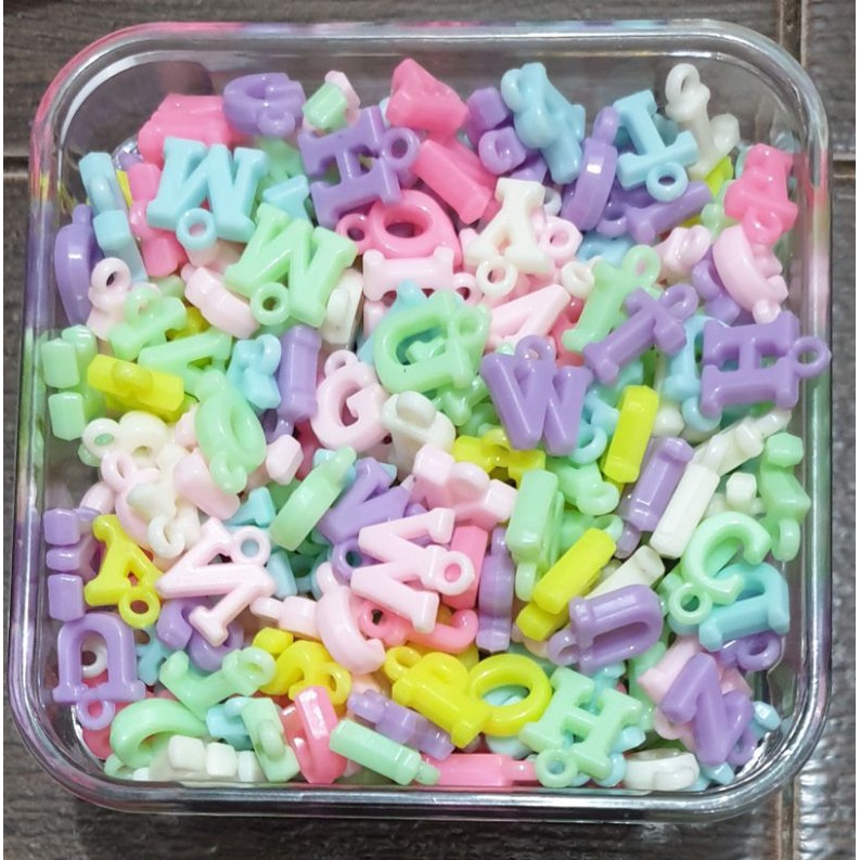 Pastel Letter Beads for DIY Jewelry Making Shopee Philippines