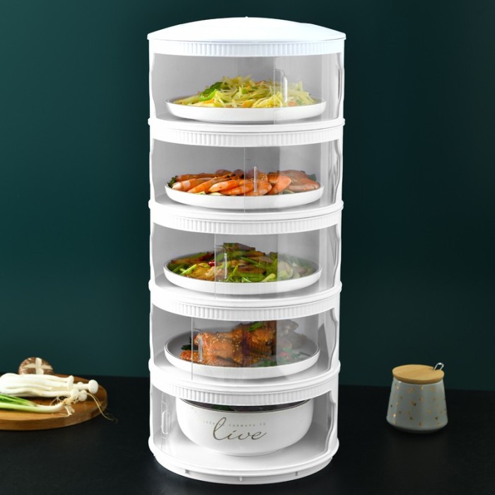 Tud 5 Tier Food Storage Rack 5 Tier Serving Cover | Shopee Philippines