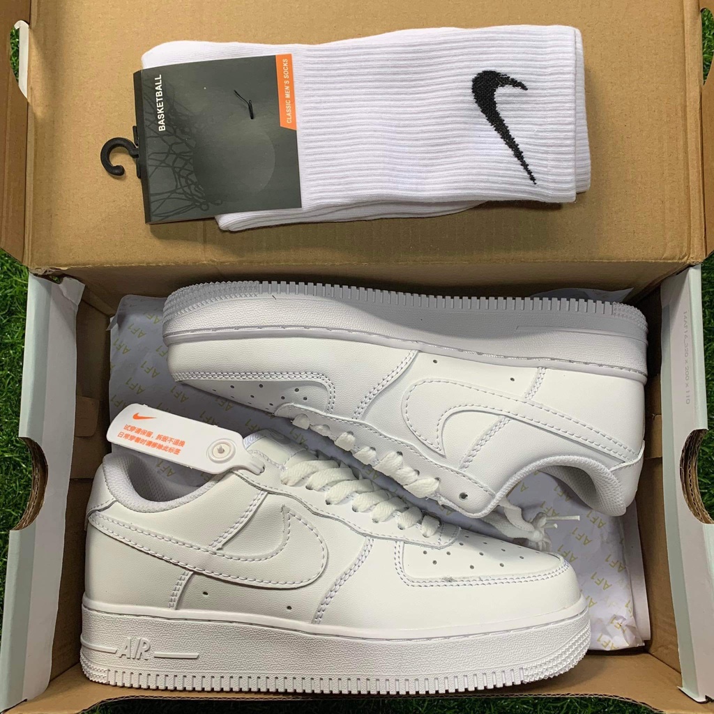Nike Air Force 1 Low '07 'Triple White' UA (Unauthorized Authentic