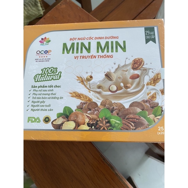 Min Min Premium Nutritional Cereals For Pregnant, The Elderly, Children