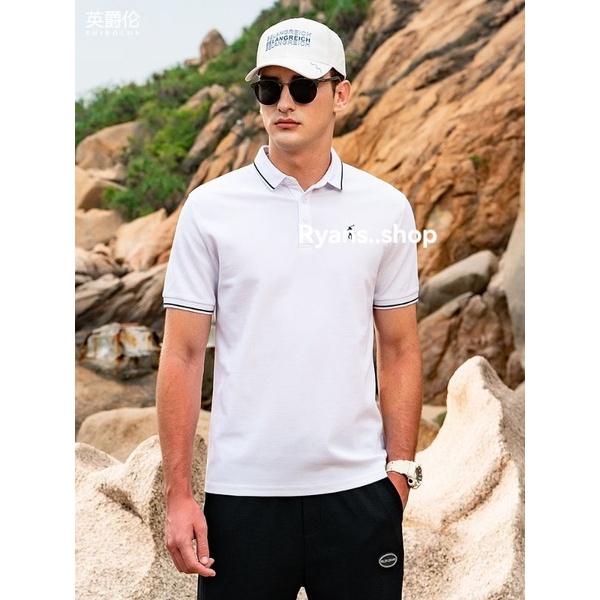 Polo shirt with clearance cap