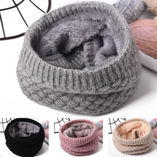 Women's Genuine Real Rex Rabbit Fur Scarf Scarfs Cowl Ring Scarves Wraps  Snood