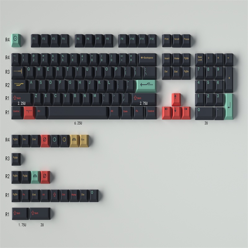 GMK Metropolis PBT Keycap 129 Keys Cherry Profile DYE-SUB Personalized ...