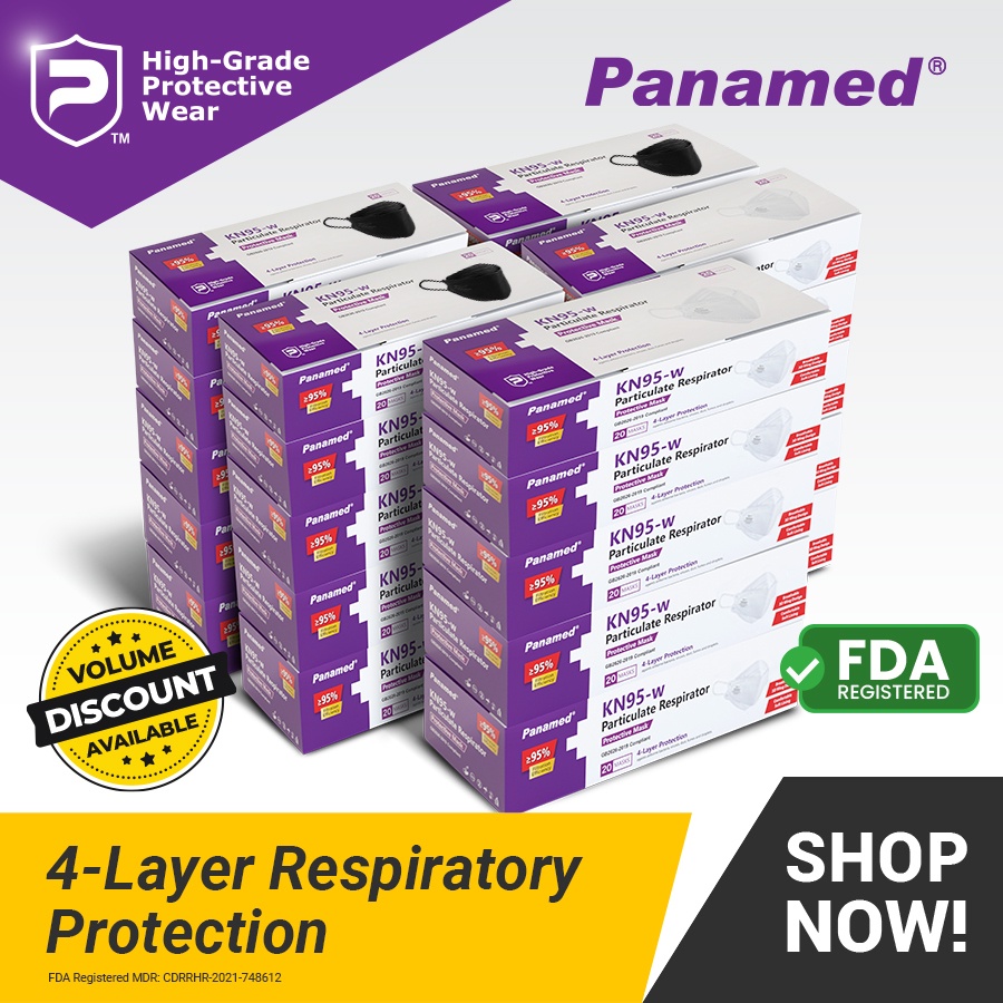 Panamed KN95-W BULK ORDER,20 pcs per box (21-25 boxes) | Shopee Philippines