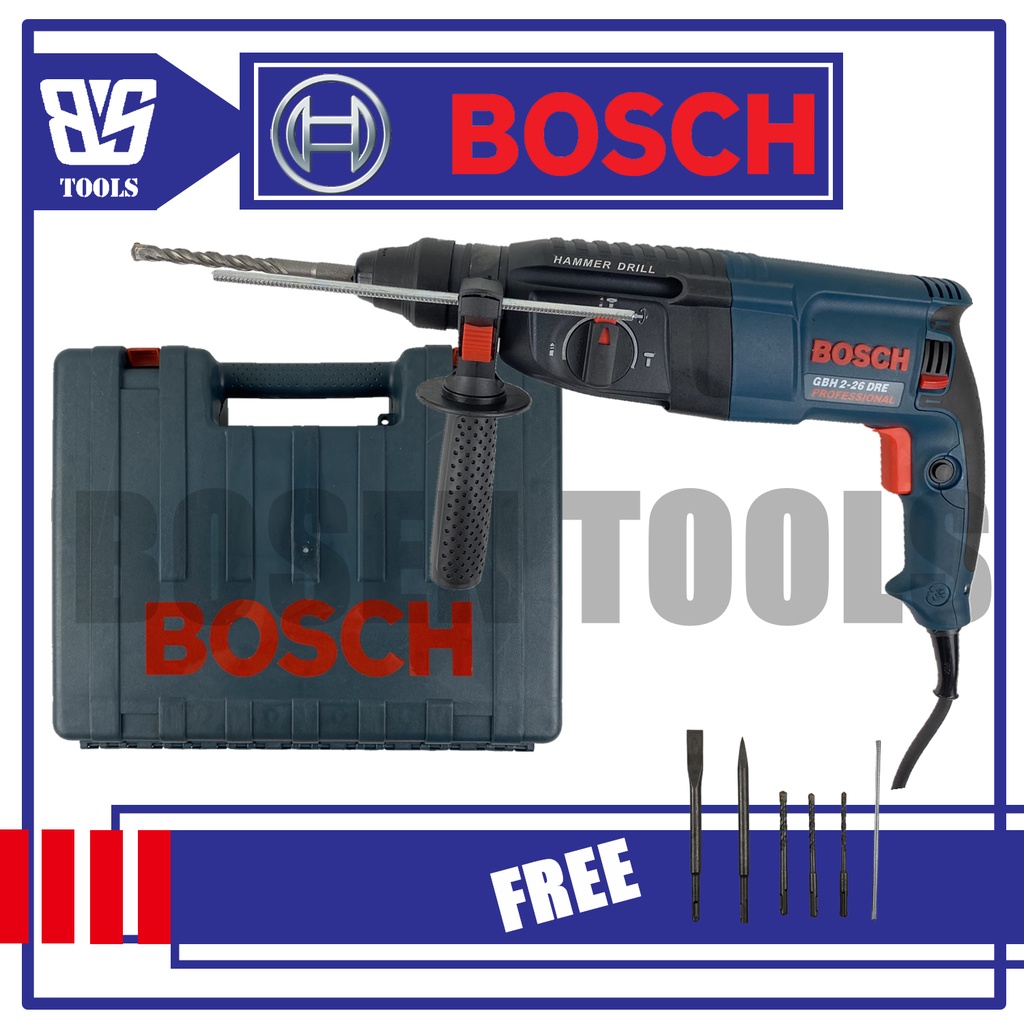 BOSCH Professional Heavy Duty GBH 2-26 DRE Impact Rotary Hammer Drill ...
