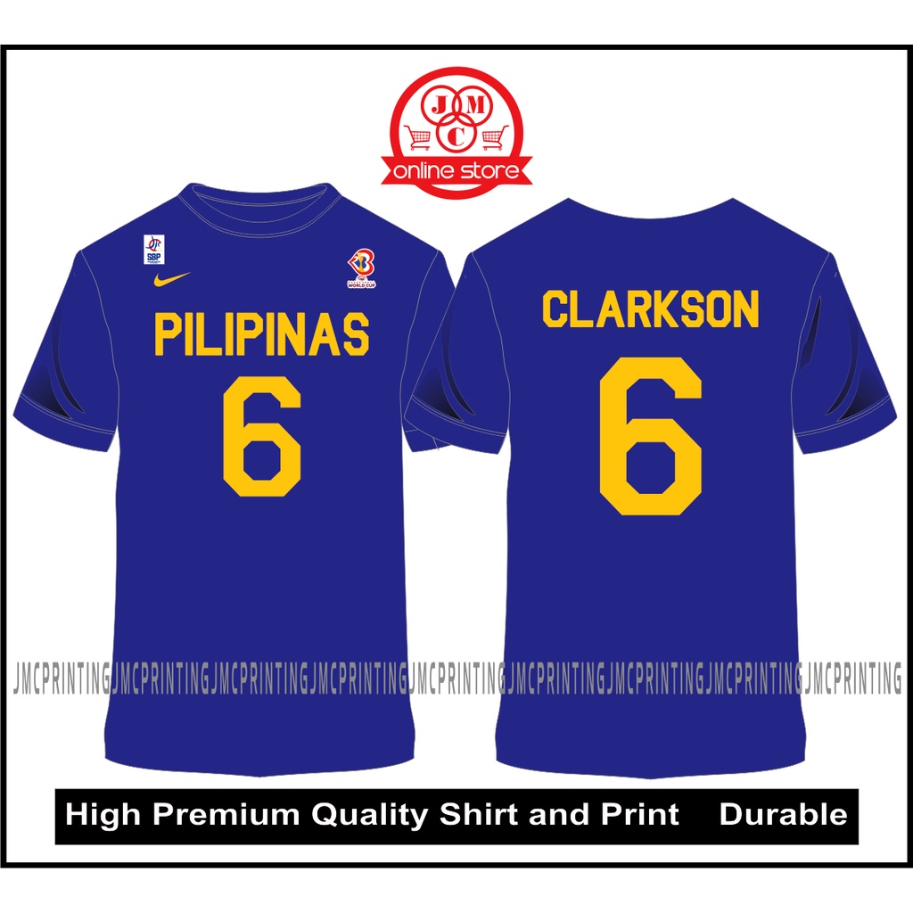 Gilas Pilipinas Fiba Jersey Clarkson, Sotto, Ramos, Thompson, Abando ...