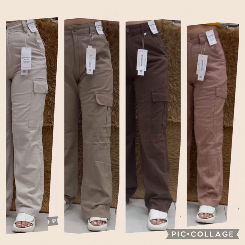 cTTN/ BERSH cargo pants ( HIGHWAISTED branded overruns) Shopee