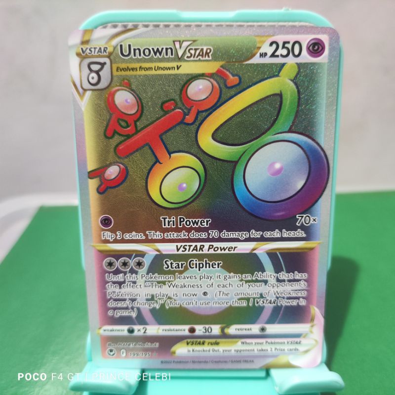 Pokemon TCG - Unown Vstar HR | Shopee Philippines
