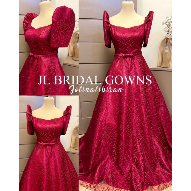 prom gown JS Prom gown ballgown Filipiniana