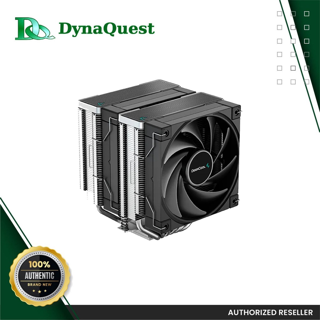 DEEPCOOL AK620 Black (LGA 1700 READY) High Performance Dual Tower CPU ...