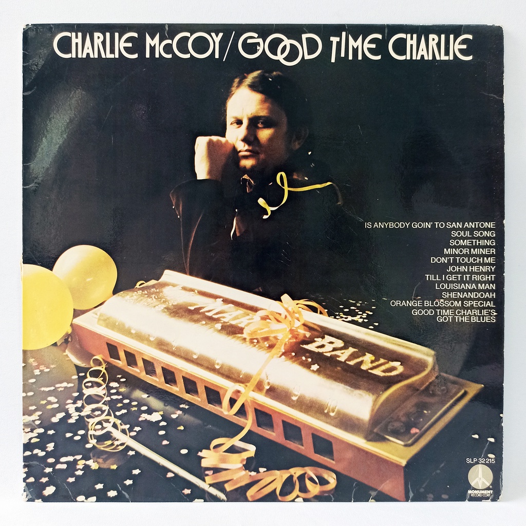 Charlie McCoy Good Time Charlie Vinyl Record Plaka LP Album Country