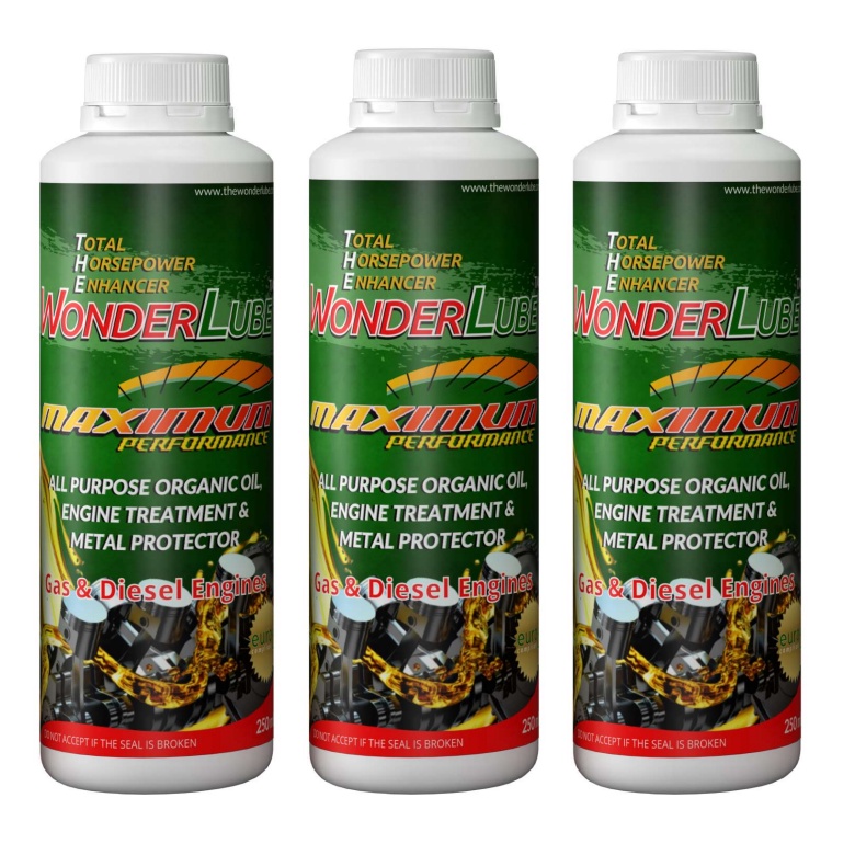 WONDERLUBE ENGINE OIL ENHANCER 1 set of 3 bottles 250 ml Shopee