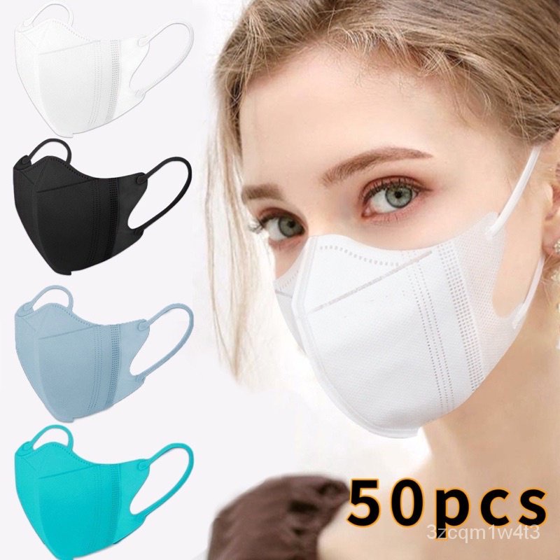 3D 50PCS/10PCS Pack Korea 3D fmask 3Dmask NICE | Shopee Philippines