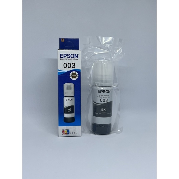 Epson 003 Genuine Ink Bottle 65ml For L1110l3100l3101l3110l3150l5190 Shopee Philippines 5772