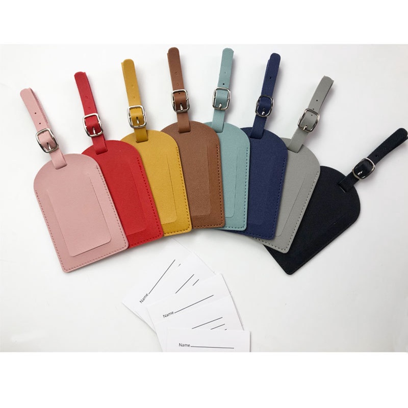 Luggage Tags Bag Tag PU Leahter Secure Luggage Tags Shopee Philippines