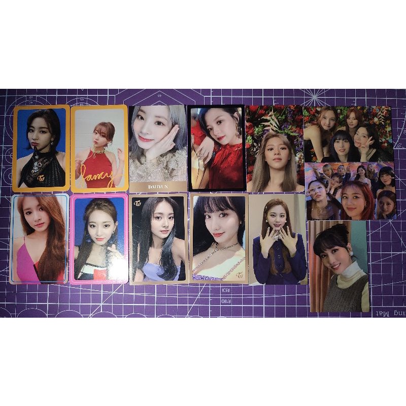 Twice Official Photocards Fancy Feel Special Eyes Wide Open Formula Of