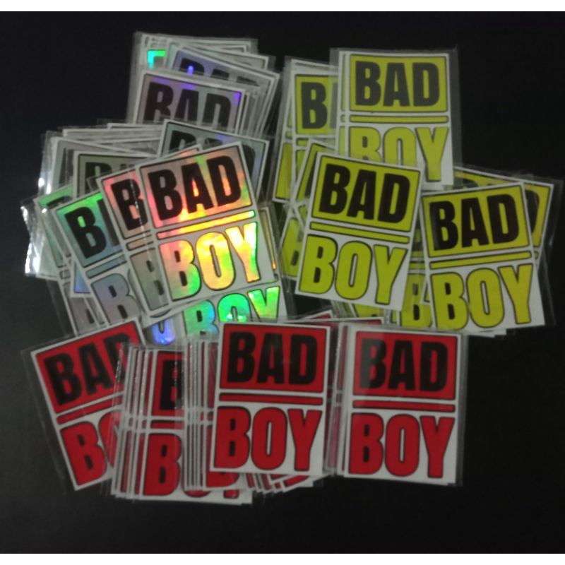 Motorcycle STICKER CUTTING BAD BOY STICKER Shopee Philippines