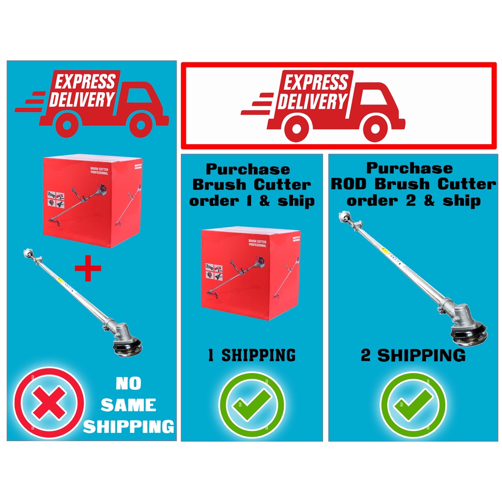 Fuji Star Fujistar Fj411 2 Stroke Grass Cutter Brush Cutter (NOTE ...