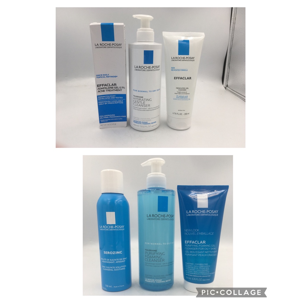 LA ROCHEPOSAY Effaclar / Toleraine / Face Wash / Acne Treatment