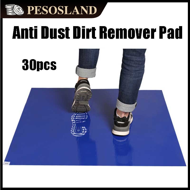 30Pcs Anti Bacterial Peel Off Sticky Floor Mat Anti Dust Dirt Remover