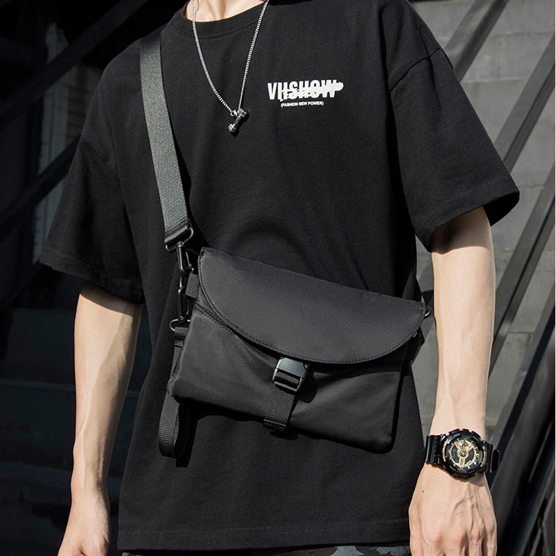 ASRV Outdoor Sports Men Chest Bag Multi-Function Waterproof Pockets Streetw W3s3