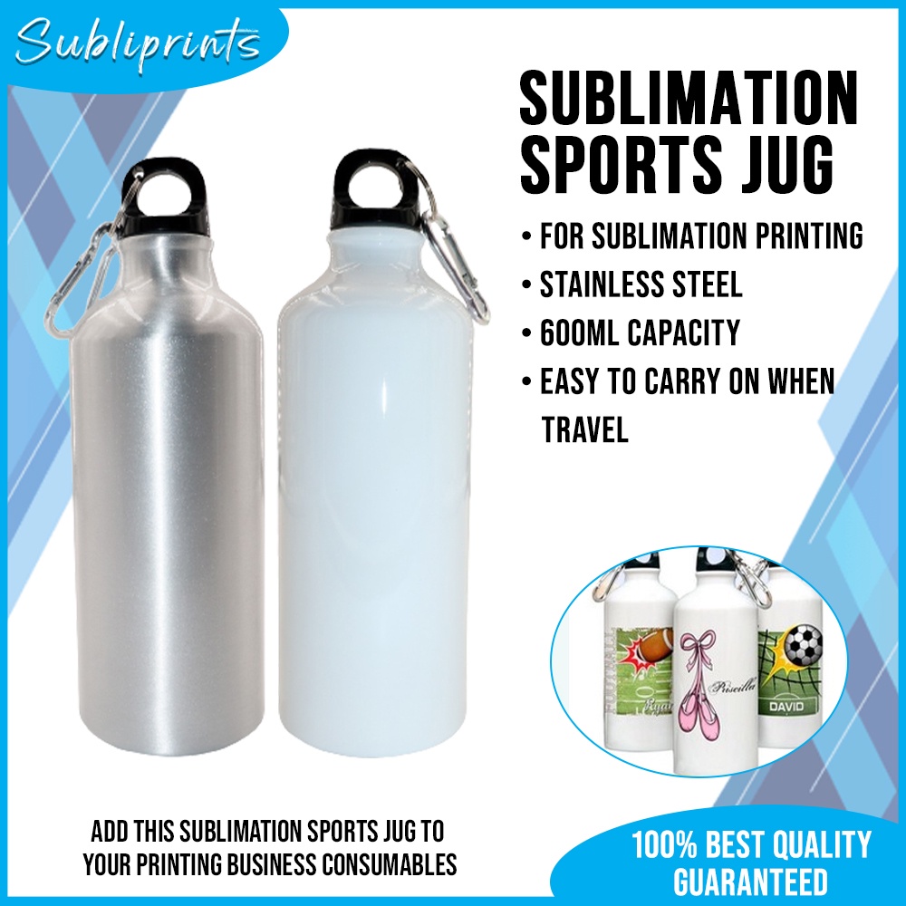 600ML Sports Jug for Sublimation Stainless Leak Proof Drinkware