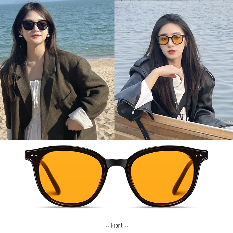 GENTLE MONSTER Lang 01 オレンジ Gentle Monster Lang 01 Sunglasses - Orange | Editorialist