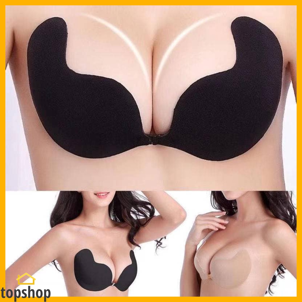Reusable Silicone Bust Bra Cover Sticker Self Adhesive Bra Lift Tape Push Up Women