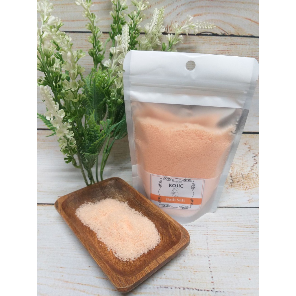 Mayfair Kojic Spa Salt 200g Body scrub whitening smooth skin anti aging