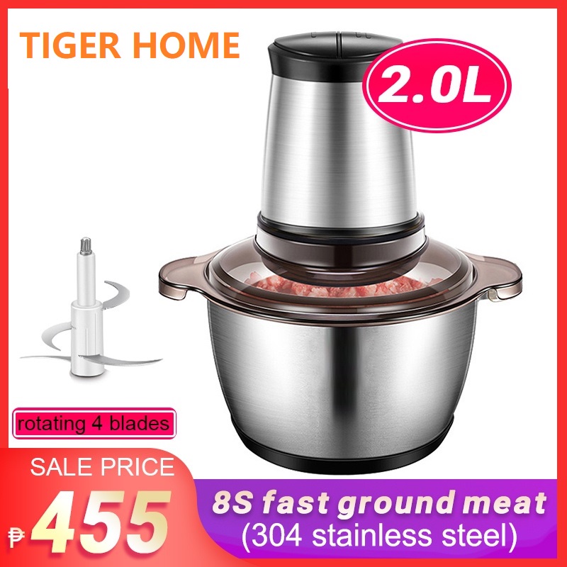 meat grinder 2L kitchen grinder food processor home kitchen appliances