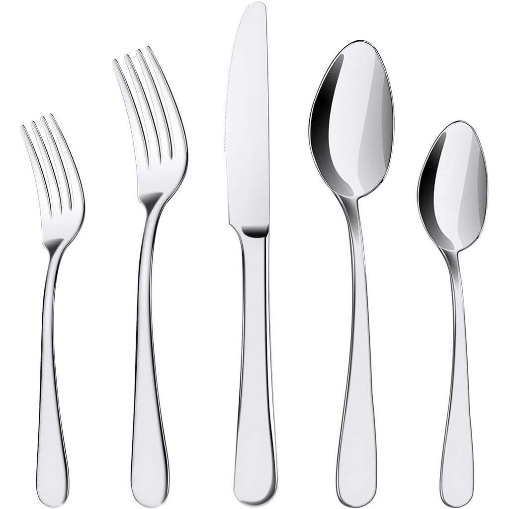 Silverware Flatware Cutlery Stainless Steel Utensils Service Knife Fork