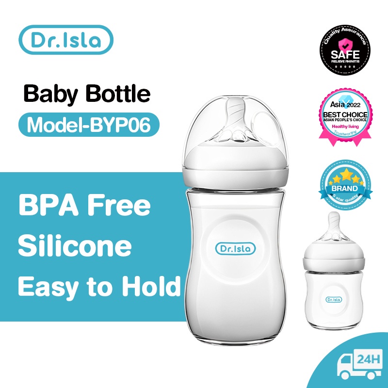 Dr.Isla Feeding Bottle For Baby 5oz/11oz Natural Baby Feeding Premium