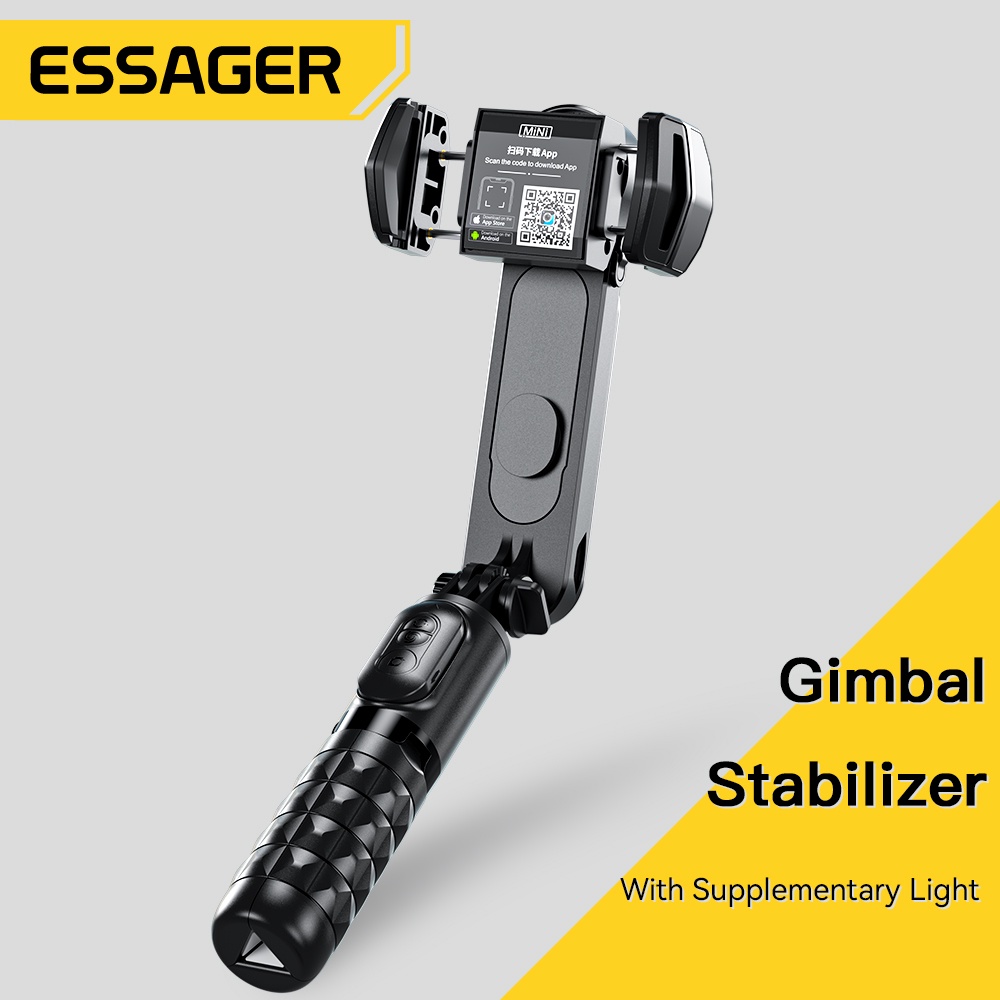 Essager Handheld Gimbal Wireless Bluetooth Led Selfie Stick Gimbal ...
