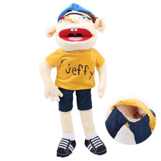 60cm Jeffy And Feebee Hand Puppet Large Soft Doll Plush Toys