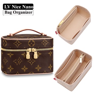 Louis Vuitton lv nice nano/mini/bb bag insert organizer