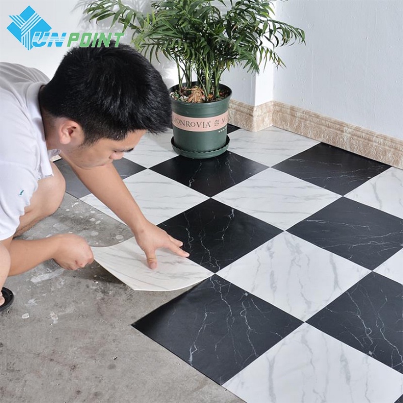 PVC Floor Stickers Self-Adhesive Kitchen Renovation Wall Sticker Wear ...